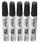 CANETA MARCAÇÃO CIRÚRGICA PONTA 2.0 a 3.0MM COR PRETO CX 05UN TONDAUS 700 - MEDFORMA