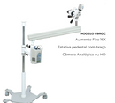 Colposcópio Binocular de Aumento Fixo em 16x com Câmera, 5 Rodízios e Braço Articulável - PE 7000 FBRDC - MEDPEJ