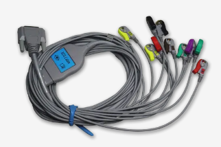 Cabo de ECG 10 vias para eletrodo descartável - CMOS DRAKE