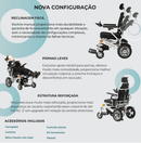 Cadeira De Rodas Motorizada Cadeira De Rodas Elétrica até 120 kg - WINNER.MED