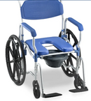 Cadeira de Banho D65 em Alumínio até 150kg Assento 44cm - Dellamed