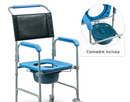 Cadeira de Banho Higiênica Desmontável até 150Kg Assento 43cm D50 - Dellamed
