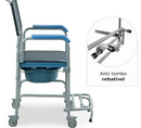 Cadeira de Banho Higiênica Desmontável até 150Kg Assento 43cm D50 - Dellamed