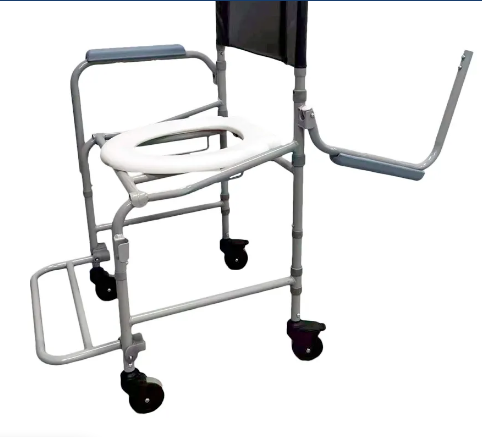 Cadeira de Banho Higiênica Dobrável e Desmontável até 120Kg D40 - Dellamed