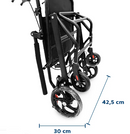 Cadeira de Transporte D90 até 100Kg - Dellamed