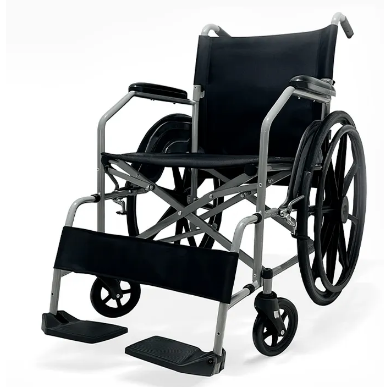 Cadeira de Rodas Manual Até 100kg Com Encosto Rebatível D100 POP - Dellamed