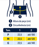 Faixa Abdominal 3 Painéis Ortho Care - Dellamed