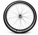 Roda Traseira Completa Pneu Rigído Compatível Com Item D500 - Dellamed