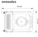 Cadeira de Transferência Multifuncional - Longevitech