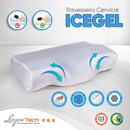 Travesseiro Cervical Ice Gel - Longevitech