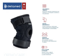 Joelheira Articulada Ajustável Ortho Care - Dellamed
