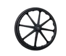 Roda Traseira com Aro de Propulsão Cadeira de Banho D65 Z - Dellamed
