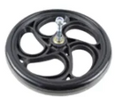 Roda PU 10" com Rolamento em Aço D90 - Dellamed