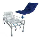 Kit Cama DX2 Movimentos + Colchão Pneumático para Tratamento de Escaras Air Tube 110V - Dellamed