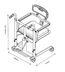 Cadeira para Banho e Transferência Hidráulica - Longevitech