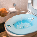 Bacia Banho de Assento Azul - Longevitech