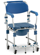 Cadeira de Banho em Alumínio até 150 Kg Assento 42cm D60 - Dellamed