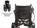Cadeira de Rodas Motorizada Dobrável até 120 kg Assento de 48cm D800 - Dellamed