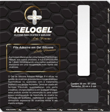 KIT 7 TRATAM. 90 DIAS -3 FITAS DE 35CM KELOGEL PREMIUM 1.8MM - MEDFORMA
