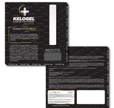 KIT 7 TRATAM. 90 DIAS -3 FITAS DE 35CM KELOGEL PREMIUM 1.8MM - MEDFORMA