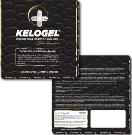 KIT 18 - 1 AREOLAR + 1 FITA 35CM KELOGEL PREMIUM 1.8MM - MEDFORMA