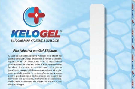 FITA EM GEL DE SILICONE PARA CICATRIZ 5CMx3CM AMOSTRA KELOGEL - MEDFORMA