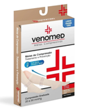 MEIAS COMPRESSÃO 20 a 30MMHG FECHADA EFEITO CLIMÁTICO 3/4 VENOMED TROMB1200 COR BEGE - MEDFORMA