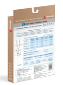 MEIAS COMPRESSÃO 20 a 30MMHG FECHADA EFEITO CLIMÁTICO 3/4 VENOMED TROMB1200 COR BEGE - MEDFORMA