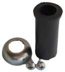 Pneu aro 06"+ garfo maciço para Cad Sol Plus/Confort/H10/505 (Biruta Sol/confor) - CDS