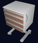 Gaveteiro Volante Para Consultório MGVFV4 - MEDPEJ