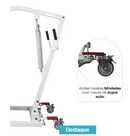 Guincho para Elevação Manual de Acamados até 180 Kg D5000 - Dellamed