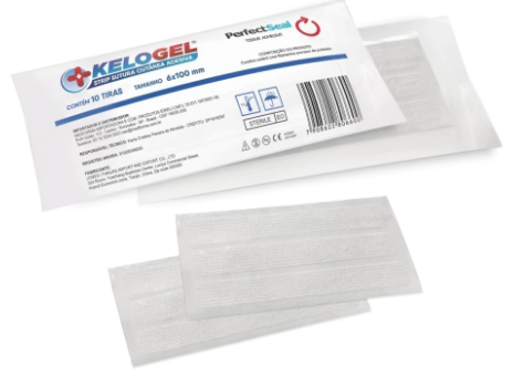 KELOGEL STRIP SUTURA CUTÂNEA ADESIVA COM 10 TIRAS 6MMx100MM - MEDFORMA