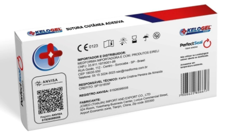 KELOGEL STRIP SUTURA CUTÂNEA ADESIVA COM 10 TIRAS 6MMx100MM - MEDFORMA