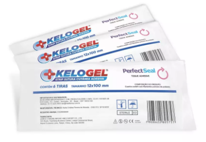 KELOGEL STRIP SUTURA CUTÂNEA ADESIVA COM 18 TIRAS 12MMx100MM - MEDFORMA