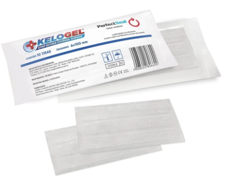 KELOGEL STRIP SUTURA CUTÂNEA ADESIVA COM 30 TIRAS 6MMx100MM - MEDFORMA