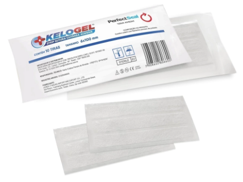 KELOGEL STRIP SUTURA CUTÂNEA ADESIVA COM 50 TIRAS 6MMx100MM - MEDFORMA