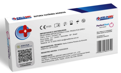 KELOGEL STRIP SUTURA CUTÂNEA ADESIVA COM 60 TIRAS 12MMx100MM - MEDFORMA