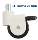 Kit 4 Unidades Rodízio D60 - Dellamed