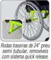 Cadeira de Rodas MB4 ECO - Ortomobil