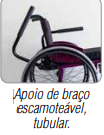 Opcionais p/ Cadeira de Rodas MB4 ECO - Ortomobil