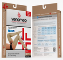 MEIAS COMPRESSÃO 20 a 30MMHG ABERTA EFEITO CLIMÁTICO 7/8 VENOMED TROMB2100 COR BEGE - MEDFORMA