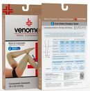 MEIAS COMPRESSÃO 20 a 30MMHG ABERTA EFEITO CLIMÁTICO 7/8 VENOMED TROMB2100 COR BEGE - MEDFORMA