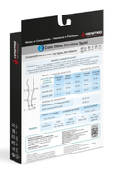 MEIAS COMPRESSÃO 20 a 30MMHG FECHADA EFEITO CLIMÁTICO 3/4 VENOMED TROMB1400 COR PRETO - MEDFORMA