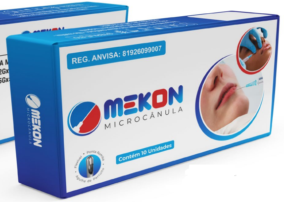 MICROCÂNULAS PREENCHIMENTO FACIAL MEKON 18GX70MM CX10UN - MEDFORMA