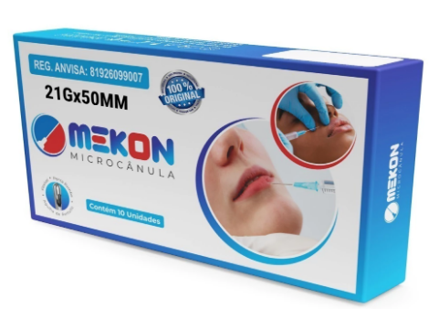 MICROCÂNULAS PREENCHIMENTO FACIAL MEKON 21GX50MM CX10UN - MEDFORMA
