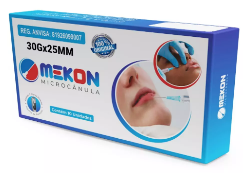 MICROCÂNULAS PREENCHIMENTO FACIAL MEKON 30GX25MM CX 10UN  - MEDFORMA