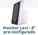 Monitor Levi - 8" Pré-Configurado - CMOS DRAKE - PRONTA ENTREGA
