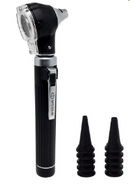 MINI OTOSCÓPIO MISSOURI, 10 espéculos (descartáveis) com Luz Branca (LED Branco Frio) e acompanha 01 lâmpada Luz Amarelada (LED Branco Quente) sobressalente - MIKATOS