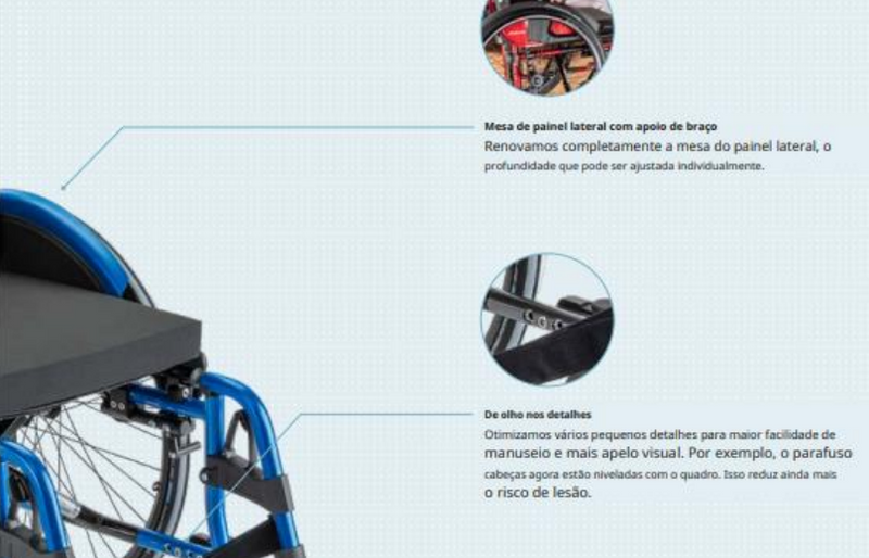 Cadeira de Rodas New Motus CV - Ottobock