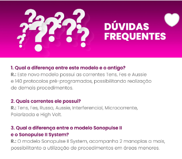Novo Sonopulse II System Ultrassom Correntes Terapia Combinada - Ibramed